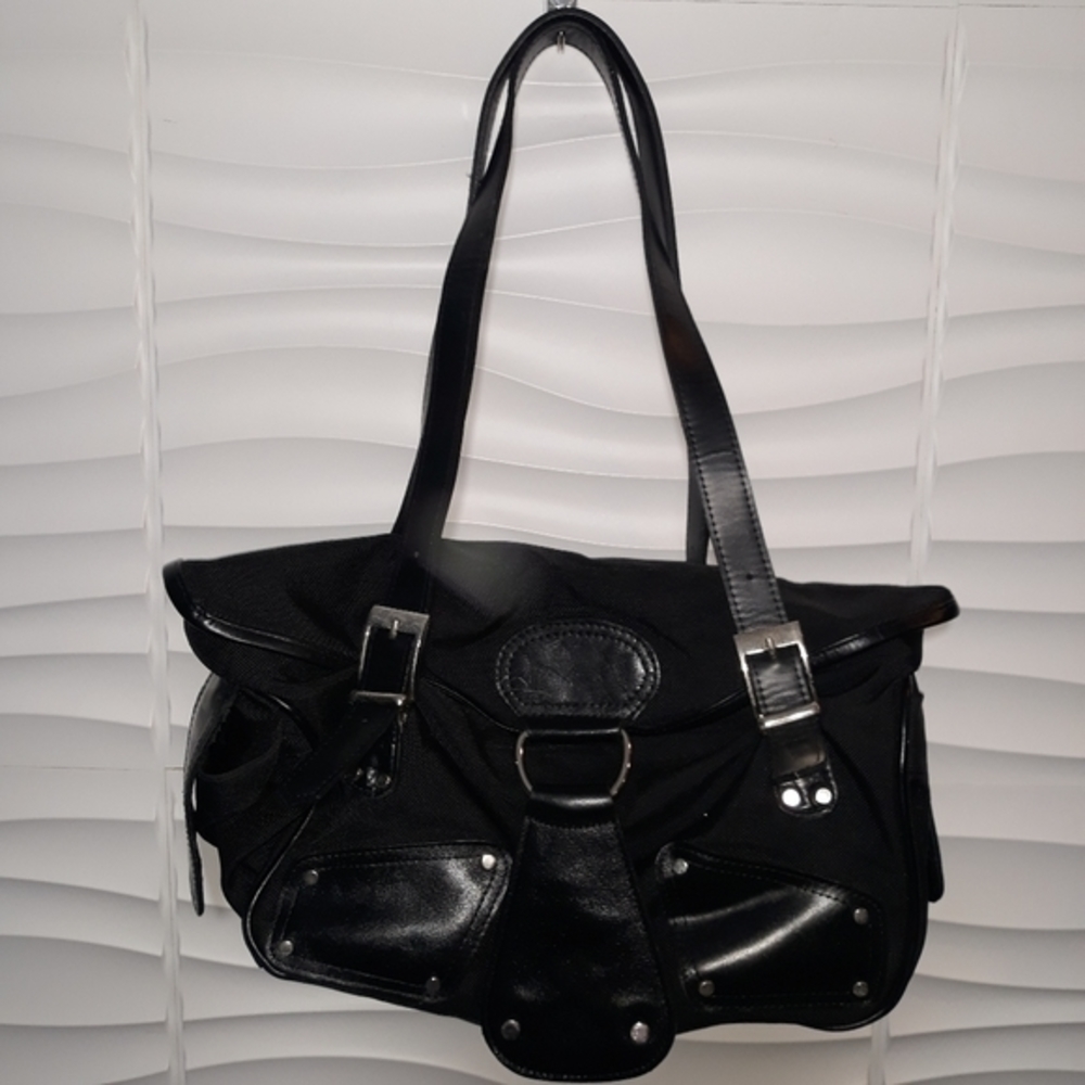 Mia Bossi Leather Diaper Bag